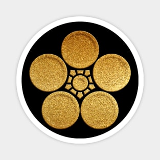 Gold Umebachi Kamon Magnet